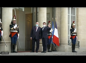 В Елисейском дворце состоялась встреча Армена Саркисяна и Эммануэля Макрона
