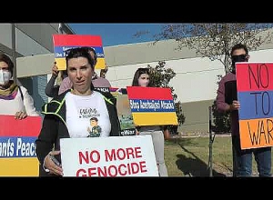 Action of Armenian community of Dallas - video