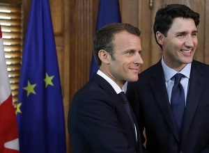 Макрон и Трюдо обсудили ситуацию в Нагорном Карабахе