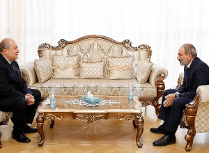 Состоялась встреча президента Армена Саркисяна и премьер-министра Никола Пашиняна