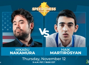 Երիտասարդ Հայկ Մարտիրոսյանին չհաջողվեց դիմակայել փորձառու Հիկարու Նակամուրային