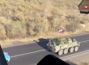 Сопровождение миротворцев российскими вертолетами в Карабахе