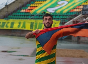 Գեղամ Ղադիմյանը Հայաստանի եռագույնով է նշել իր հերթական գոլը