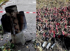 На улице Лазарева в Степанакерте будут обезврежены кассетные бомбы, выпущенные залповой ракетой «Смерч»