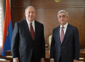 Армен Саркисян встретился с Сержем Саргсяном