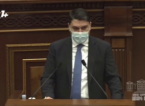 Выступление кандидата в члены Аудиторской палаты Карена Арустамяна