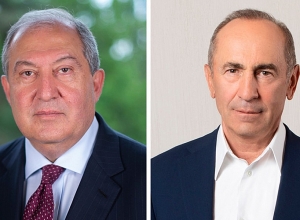 Армен Саркисян встретился с Робертом Кочаряном