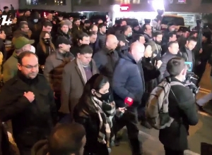 Today in Khndzoresk, the Turk told the people to retreat as it is their territory by GPS - Zohrabyan