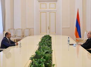 President Sarkissian meets with Edmon Marukyan