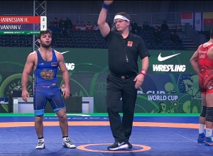 Վազգեն Թևանյանը հանդես կգա ըմբշամարտի աշխարհի գավաթի եզրափակիչում