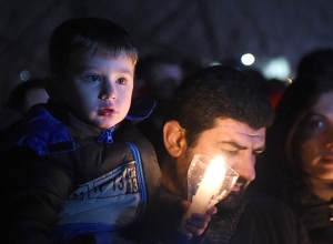 Opposition march to Yerablur