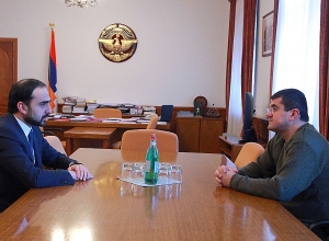Президент Арцаха принял вице-премьера РА Тиграна Авиняна