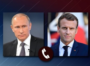 Պուտինը և Մակրոնը քննարկել են Լեռնային Ղարաբաղի հարցը