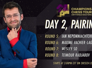 Լևոն Արոնյանը մնում է առաջատարների շարքում. Airthings Masters մրցաշար