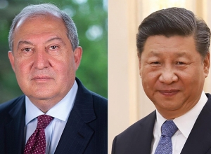 Президент Китая пожелал Армену Саргсяну скорейшего выздоровления