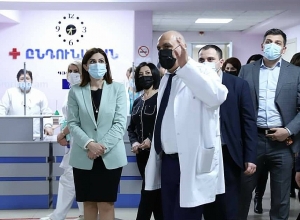 Գյումրու ԲԿ-ում շահագործման են հանձնվել  թթվածնային կայանը և ռենտգեն կոնտրաստային նոր համակարգչային տոմոգրաֆիայի կաբինետը