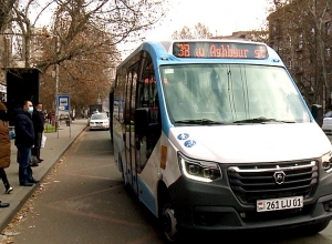 В Ереване под № 38 запущен маршрут с новым подвижным составом