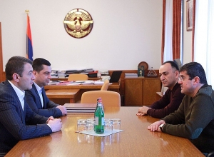 Արայիկ Հարությունյանն ընդունել է ՀՀ Կադաստրի կոմիտեի նախագահ Սուրեն Թովմասյանին