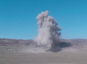 Уничтожение взрывоопасных предметов в Арцахе