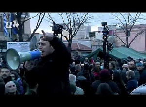 Установлена палатка у входа в НС со стороны Демирчяна