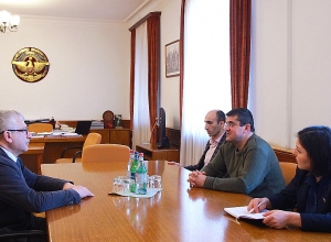 Президент Арцаха принял директора Национального центра обеспечения качества образования Рубена Топчяна