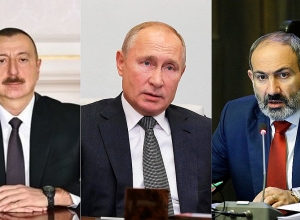 Владимир Путин провёл телефонные разговоры с Николом Пашиняном и Ильхамом Алиевым