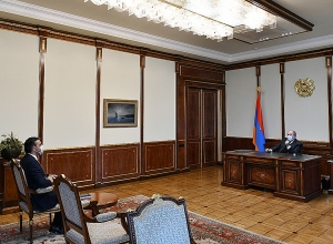 Նախագահն ու Մարդու իրավունքների պաշտպանը քննարկել են Սյունիքում անվտանգության գոտի ստեղծելու հայեցակարգը