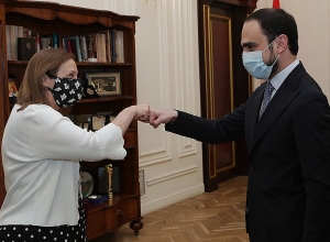 Тигран Авинян принял посла США