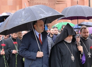 Մոսկվայում հարգանքի տուրք մատուցվեց Հայոց Ցեղասպանության զոհերի հիշատակին․ լուսանկարներ