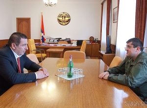 Արայիկ Հարությունյանը Գագիկ Ծառուկյանի հետ քննարկել է Արցախի սոցիալ-տնտեսական զարգացման ծրագրեր