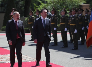 Վրաստանի վարչապետի դիմավորման պաշտոնական արարողությունը․ լուսանկարներ