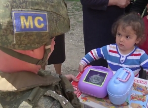 Ռուս խաղաղապահների կողմից մարդասիրական օգնություն է հասցվում ԼՂ հեռավոր բնակավայրերին