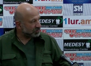 «ՈՄԱ» հասարակական-ռազմահայրենասիրական կազմակերպության հիմնադիր-հրամանատար Վովա Վարդանովի ասուլիսը