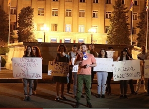 Բողոքի ակցիա Ստեփանակերտում