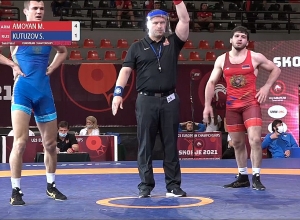 Մալխաս Ամոյանը ջախջախեց ադրբեջանցի ըմբիշին. նա կվիճարկի Եվրոպայի ոսկե մեդալը