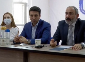 Փաշինյանը  ՔՊ-ի Նուբարաշենի գրասենյակում էր