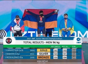 Գարիկ Կարապետյանը 2-րդ ոսկե մեդալը նվաճեց ծանրամարտի աշխարհի առաջնությունում