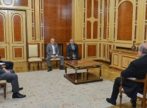 Նախագահ Արմեն Սարգսյանն ընդունել է «ԱԱԾ պահեստազորի սպաների միություն» ՀԿ  պատվիրակությանը