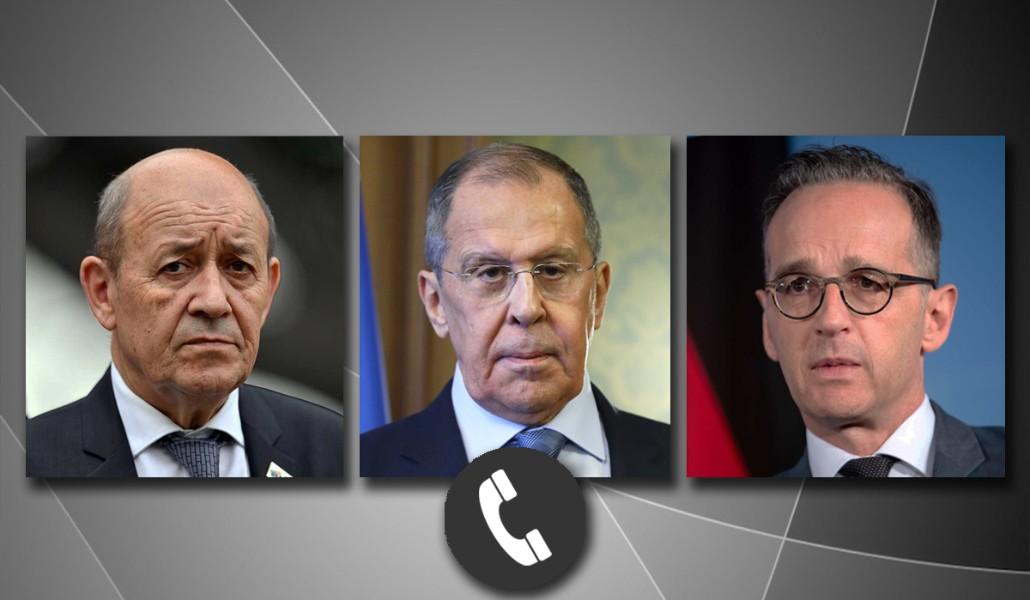 Сергей Лавров, Ж.-И.Ле Дриан, Хайко Маас