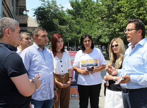 «Ազատ Հայրենիք» դաշինքի թիմն այսօր այցելել է Արարատ, Արտաշատ և Մասիս քաղաքներ