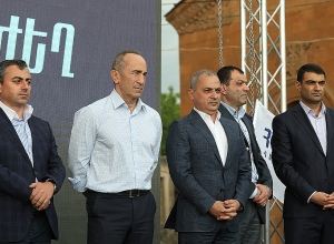«Հայաստան» դաշինքի քարոզարշավը Եղվարդում․ ՈՒՂԻՂ