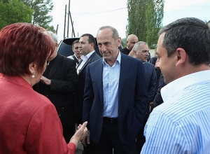 Ռոբերտ Քոչարյանը Չարենցավանում է․ ՈՒՂԻՂ