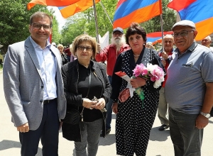 Շիրինյան-Բաբաջանյան ժողովրդավարների դաշինքի քարոզարշավը Արարատ քաղաքում․ ՈՒՂԻՂ