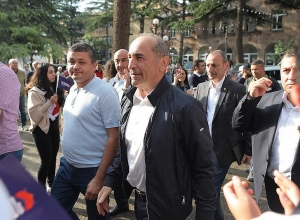 «Հայաստան» դաշինքի քարոզարշավն Էջմիածնում․ ՈՒՂԻՂ