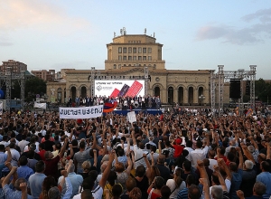 Նիկոլ Փաշինյանի հանրահավաքը․ ՈՒՂԻՂ