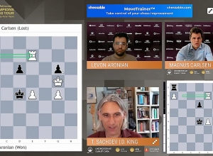 Լևոն Արոնյանը հաղթեց Մագնուս Կառլսենին և գլխավորեց աղյուսակը. Goldmoney Asian Rapid