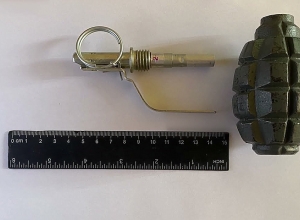 Ճամբարակում նռնակով շրջող տղամարդուն ոստիկանները բերման են ենթարկել բաժին