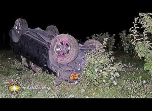 «Տոյոտա» մակնիշի ավտոմեքենան գլխիվայր շրջվել է. կա զոհ