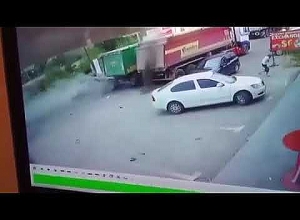 В результате взрыва погиб 35-летний водитель