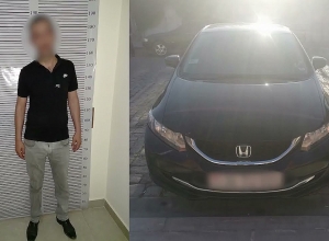 В автомобиле задержанного мужчины было огнестрельное оружие и боеприпасы